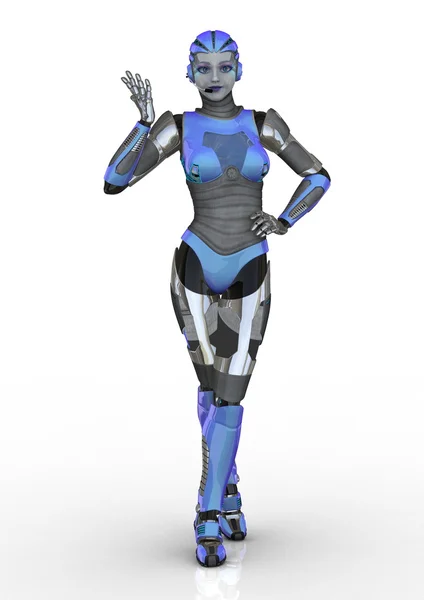 女性ロボット — ストック写真