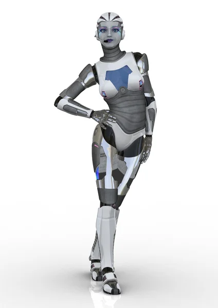 Female robot — Stock Photo, Image