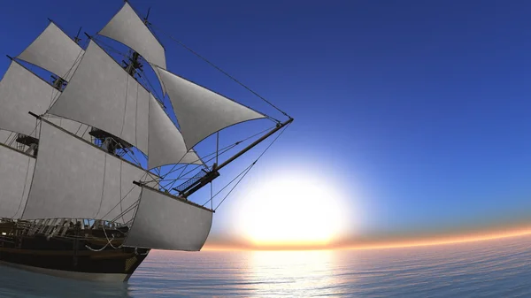 Sailing boat — Stock Photo, Image