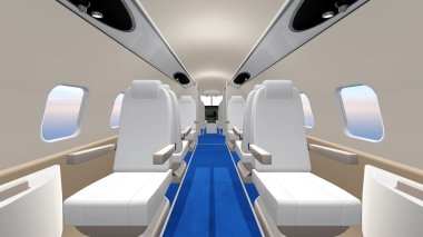 uçak içinde