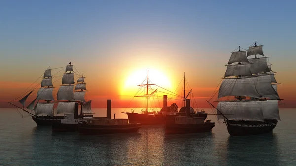 Barco à vela — Fotografia de Stock