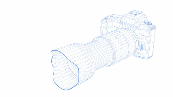 디지털 slr 카메라digitális tükörreflexes fényképezőgép — 스톡 사진