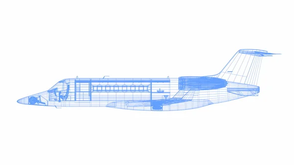 Flygplan — Stockfoto