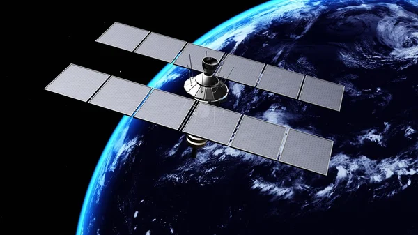 Man-made satellite — Stock Photo, Image