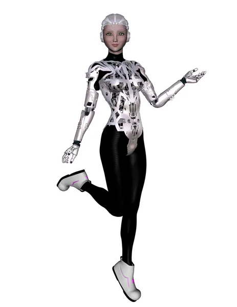 Robot femmina — Foto Stock