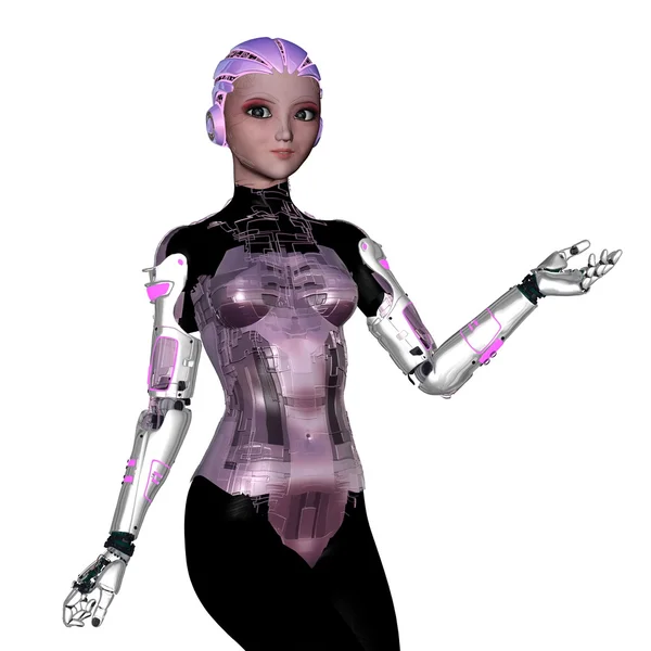 Vrouwelijke robot — Stockfoto