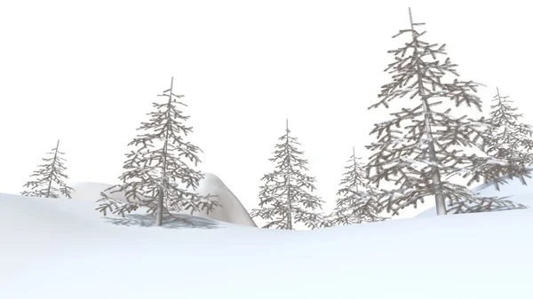 雪の山 — ストック写真