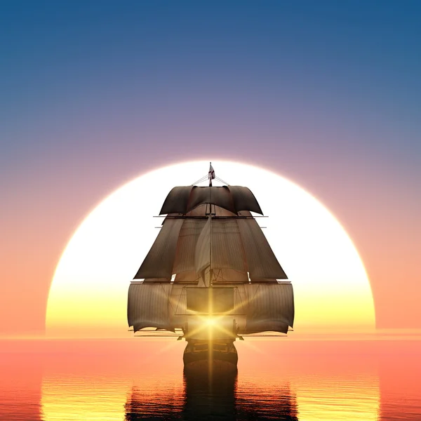 Sailing boat — Stock Photo, Image