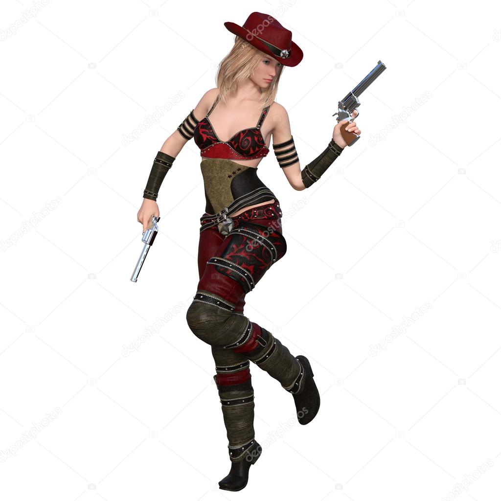 female gunfighter