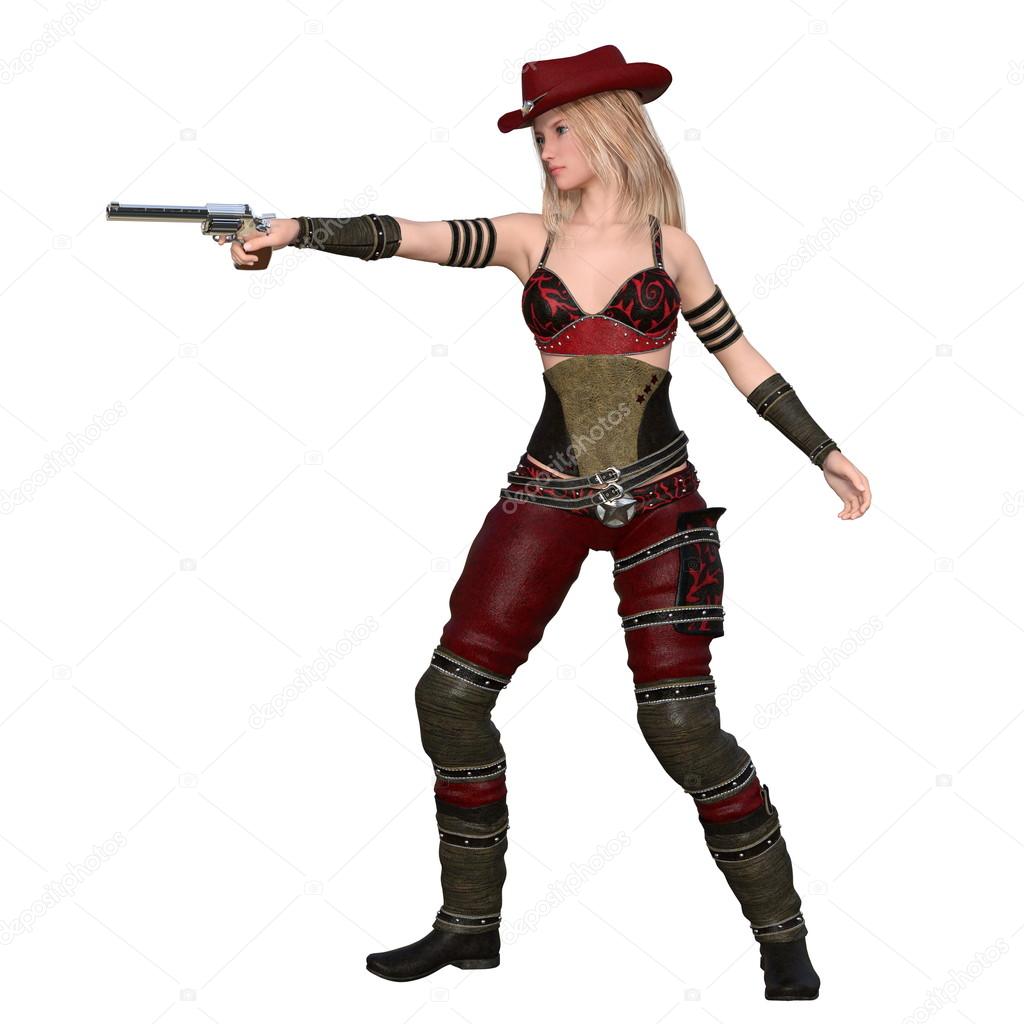 female gunfighter