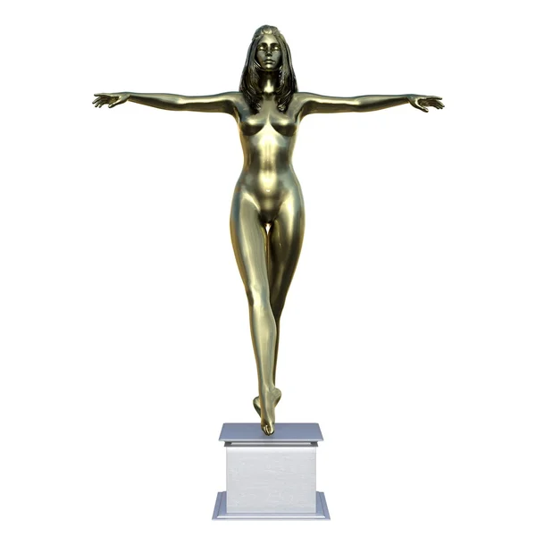 Sculpture of the woman — Stock Photo, Image