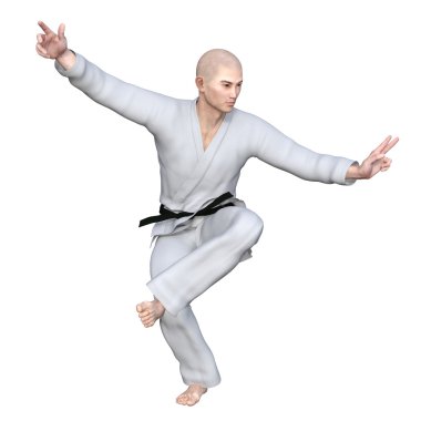 Karate oyuncu