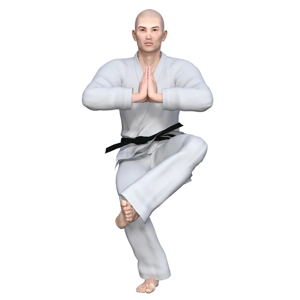 Karate oyuncu — Stok fotoğraf