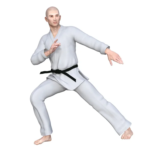 Karate spelare — Stockfoto