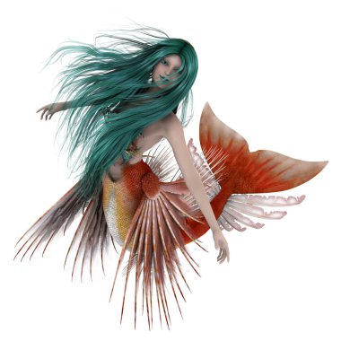 Deniz kızı 3d cg render