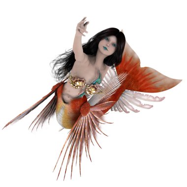 Deniz kızı 3d cg render