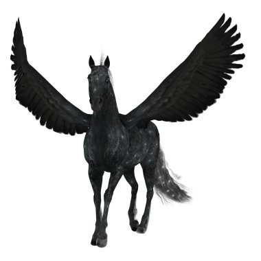 pegasus 3d cg render