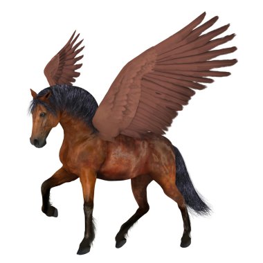 pegasus 3d cg render