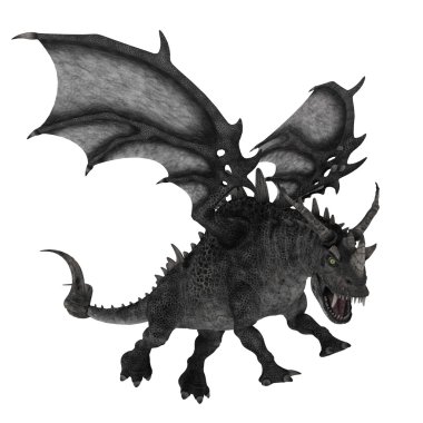 3d cg işleme bir ejderha