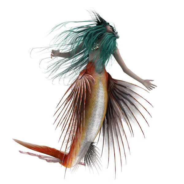 3D CG rendering of a mermaid — Stock Photo, Image