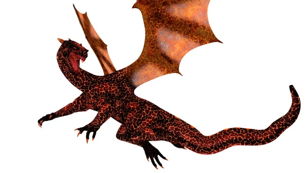 3D CG rendering of a dragon — Stock Photo, Image