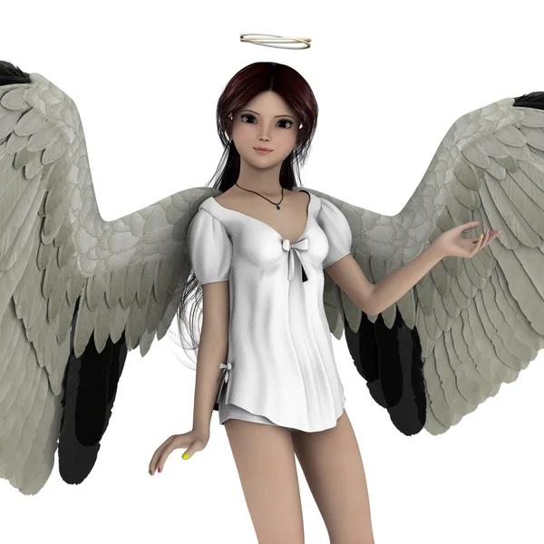 3D CG representación de un ángel — Foto de Stock