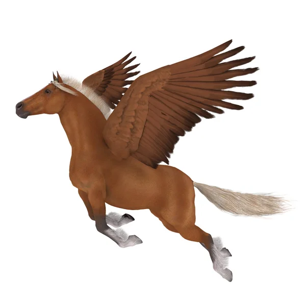 3D CG rendering of a pegasus — Stock Photo, Image