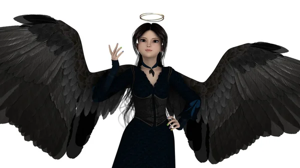 3D CG rendering of an angel — Stock Photo, Image