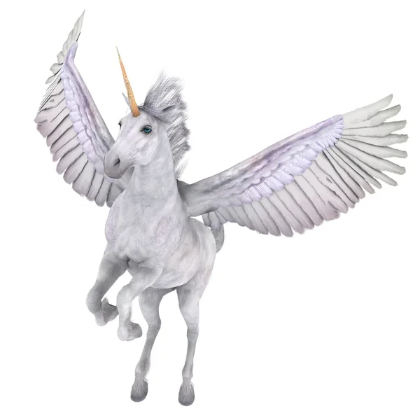 3D CG prestação de um pegasus — Fotografia de Stock