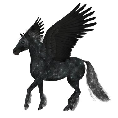 pegasus 3d cg render