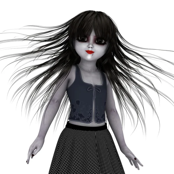 3D CG representación de una muñeca mujer joven — Foto de Stock