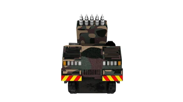 3D cg Rendering von gepanzerten Kampffahrzeugen — Stockfoto