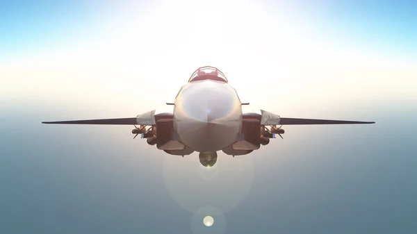 3d cg 渲染的战斗机 — 图库照片