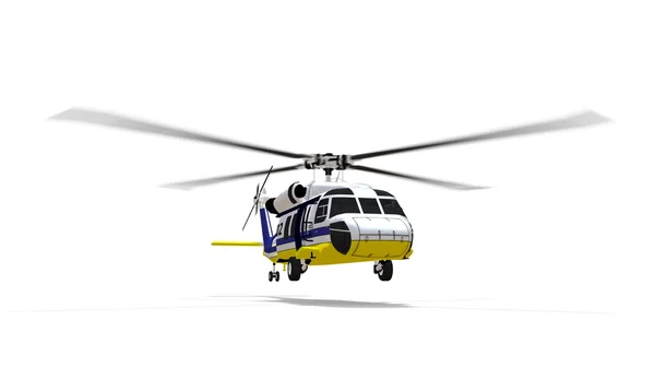 3D-s cg visszaadás-ból egy helikopter — Stock Fotó