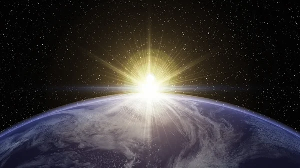 3D CG rendering of the earth — Stock Photo, Image