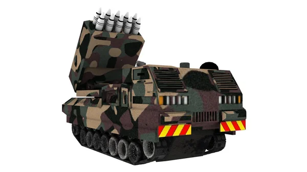 3D CG rendering of a armored fighting vehicle — Stock Photo, Image