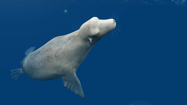 3D-cg rendering van een zeebeer — Stockfoto