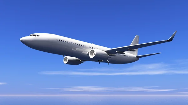 Rendu 3D 3D d'un avion — Photo
