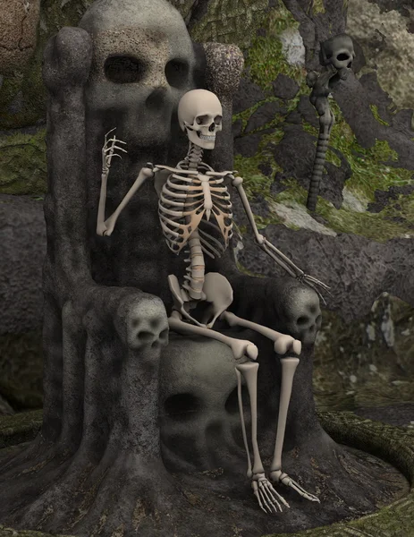 3D CG rendering of skeleton — Stock Photo, Image