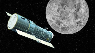 bir uzay gemisi 3d cg render