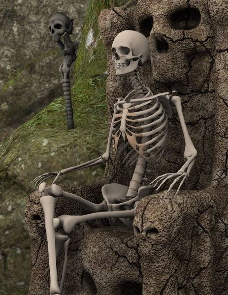 3D CG rendering of skeleton — Stock Photo, Image