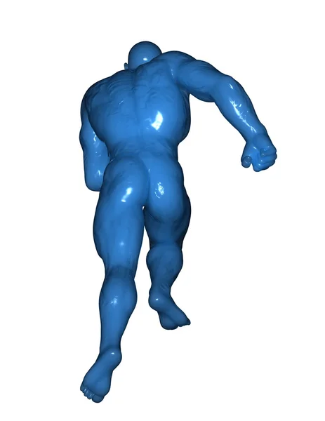 Representación 3D CG de un cuerpo humano —  Fotos de Stock