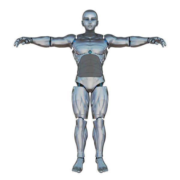 3D CG rendering of a robot. — Stock Photo, Image