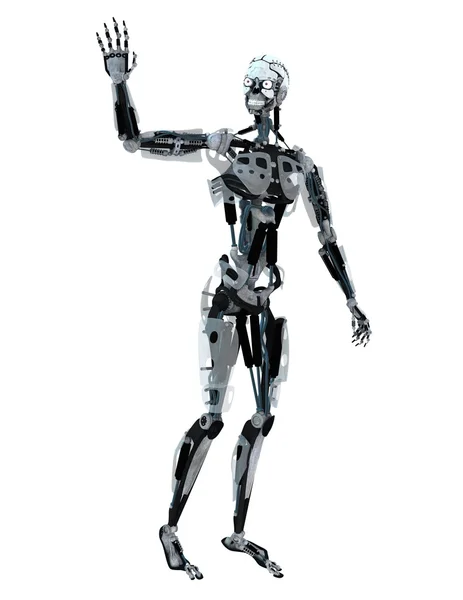 Vykreslování 3D cg robota — Stock fotografie