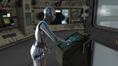 3d cg işleme robot