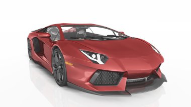 3d cg işleme bir spor araba