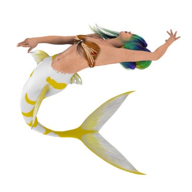 Deniz kızı 3d cg render