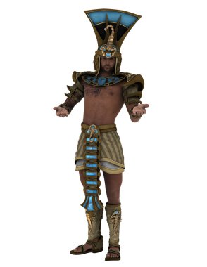 3d cg işleme bir Firavun