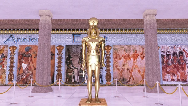エジプト美術館の 3 d cg のレンダリング — ストック写真