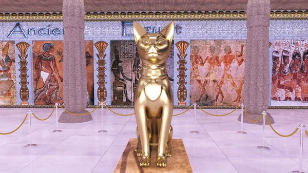 Vykreslování 3D cg egyptského muzea umění — Stock fotografie